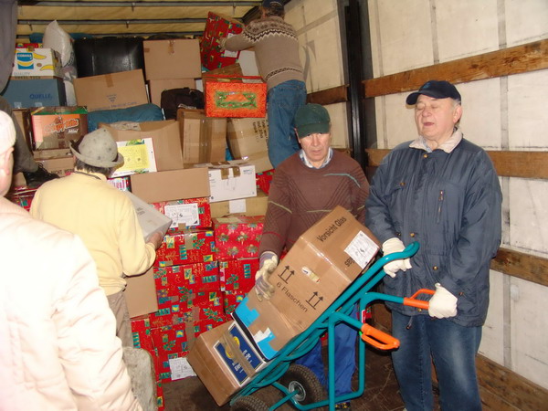Beim Verladen