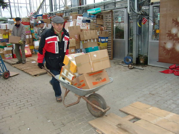 Beim Verladen