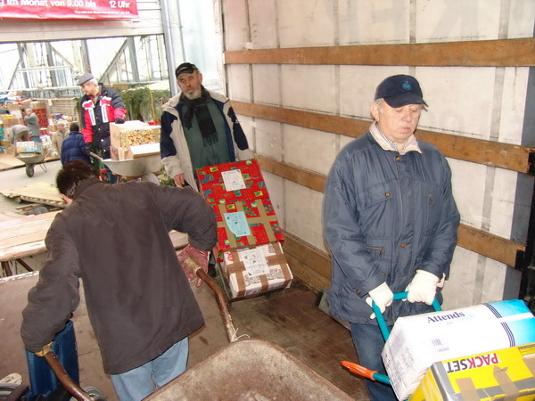 Beim Verladen
