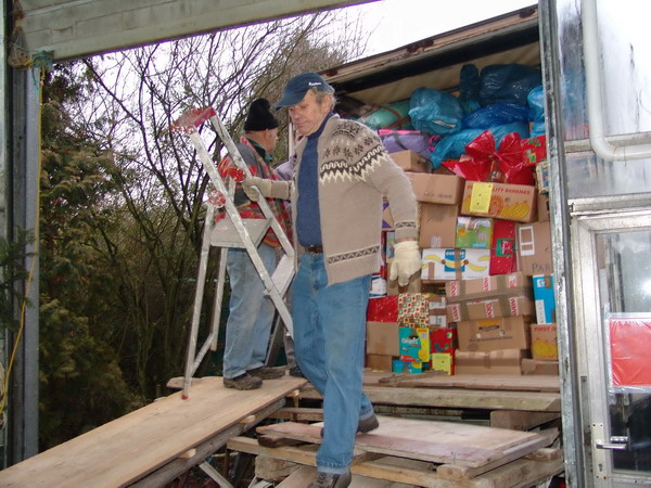 Beim Verladen