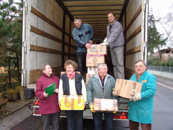 Beim Verladen